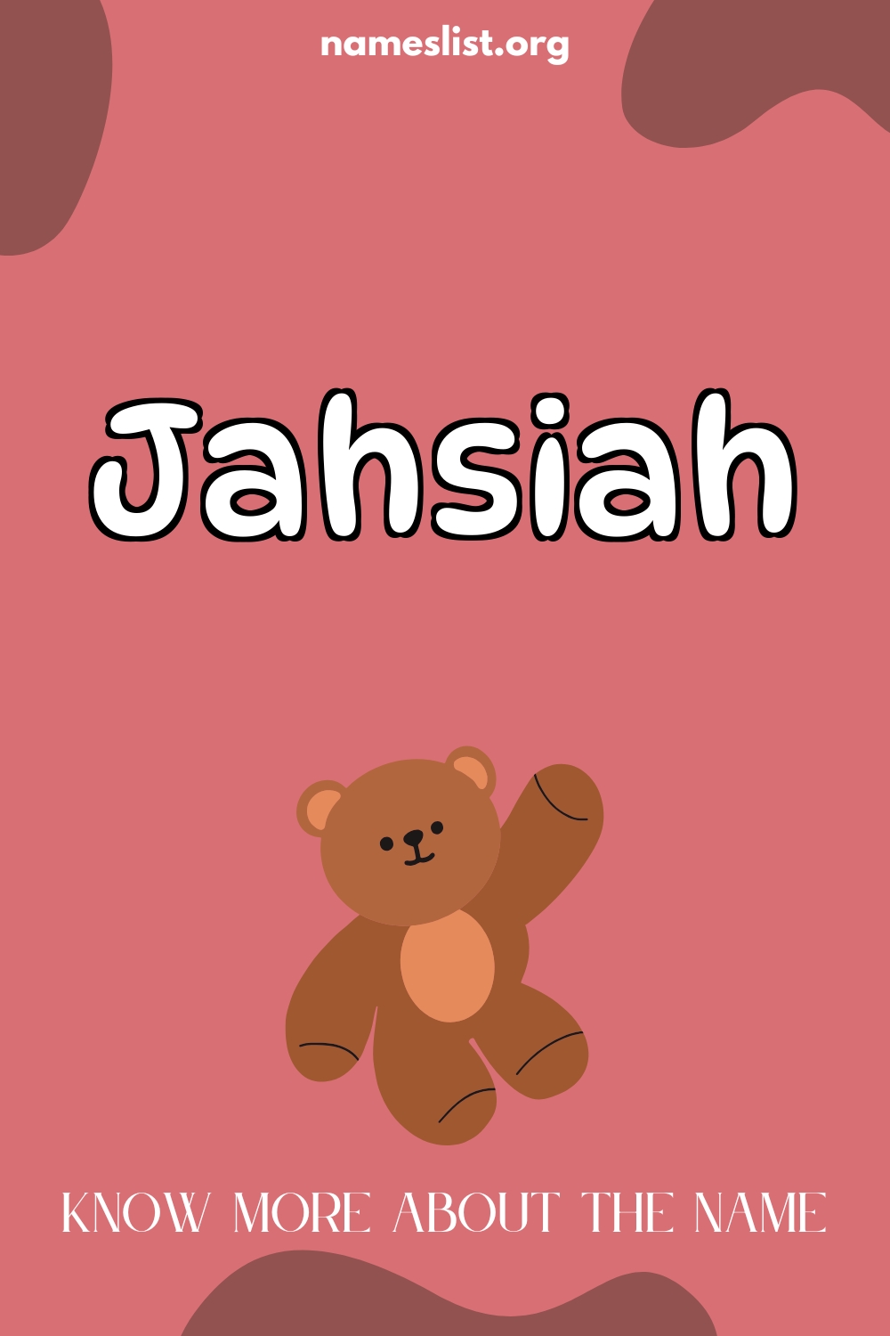 Jahsiah meaning and origin
