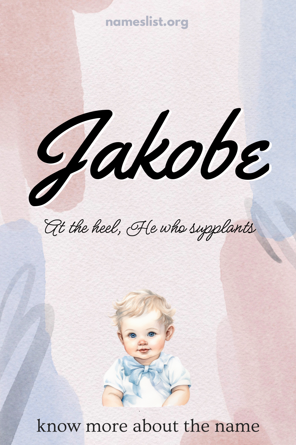 Jakobe meaning and origin