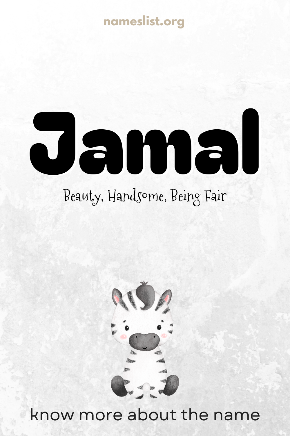 Jamal meaning and origin