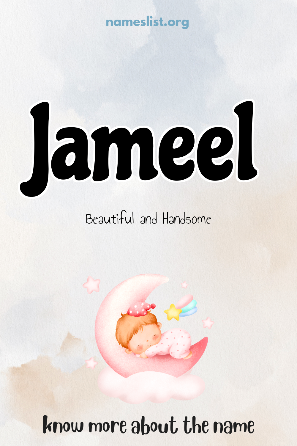 Jameel meaning and origin