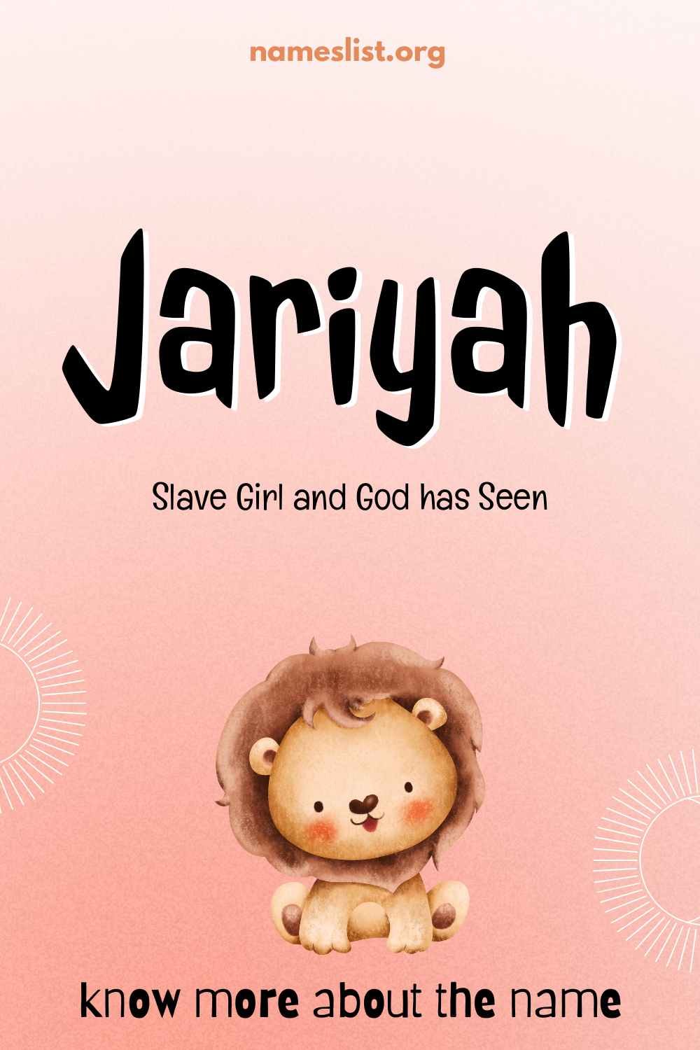 Jariyah meaning and origin