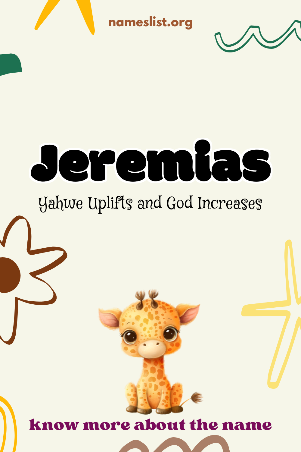 Jeremias meaning and origin