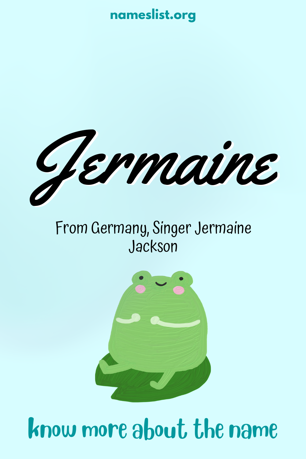 Jermaine meaning and origin