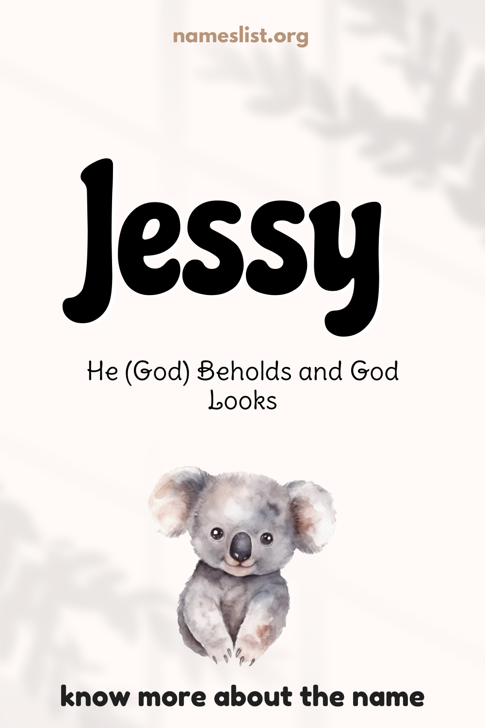 Jessy meaning and origin