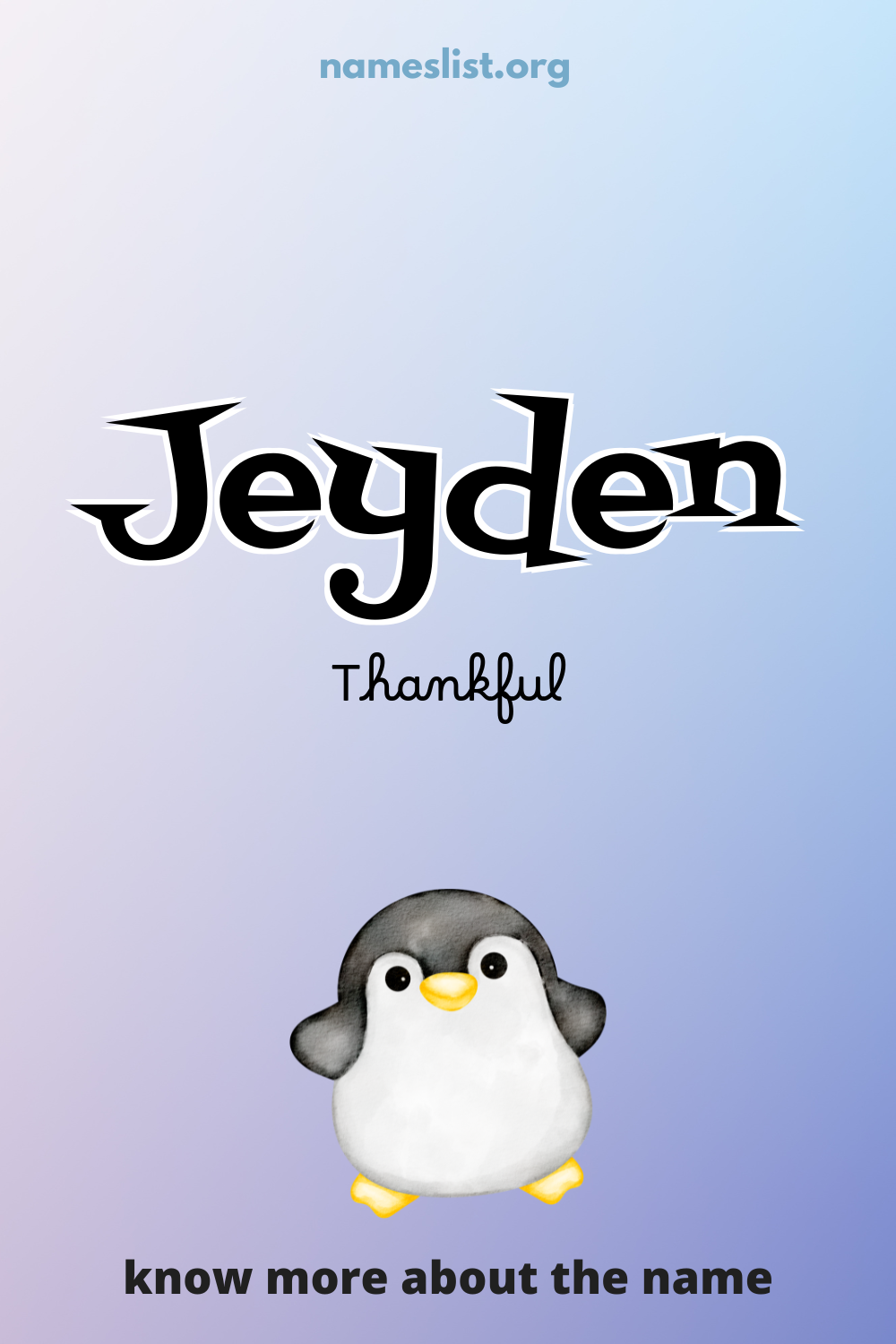 Jeyden meaning and origin