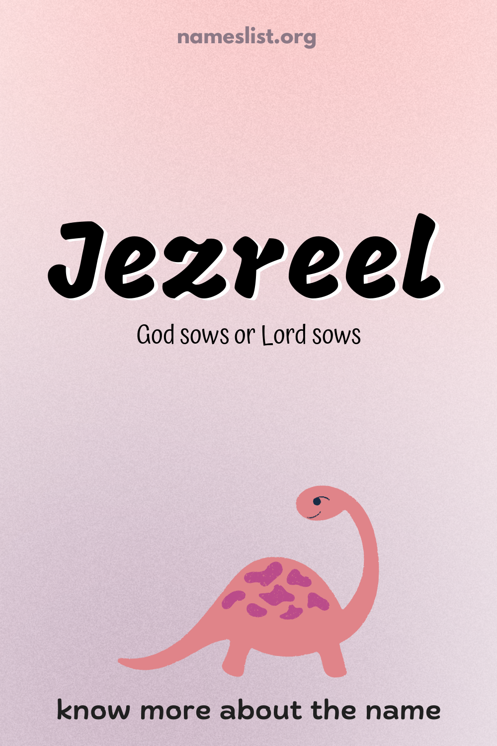 Jezreel meaning and origin