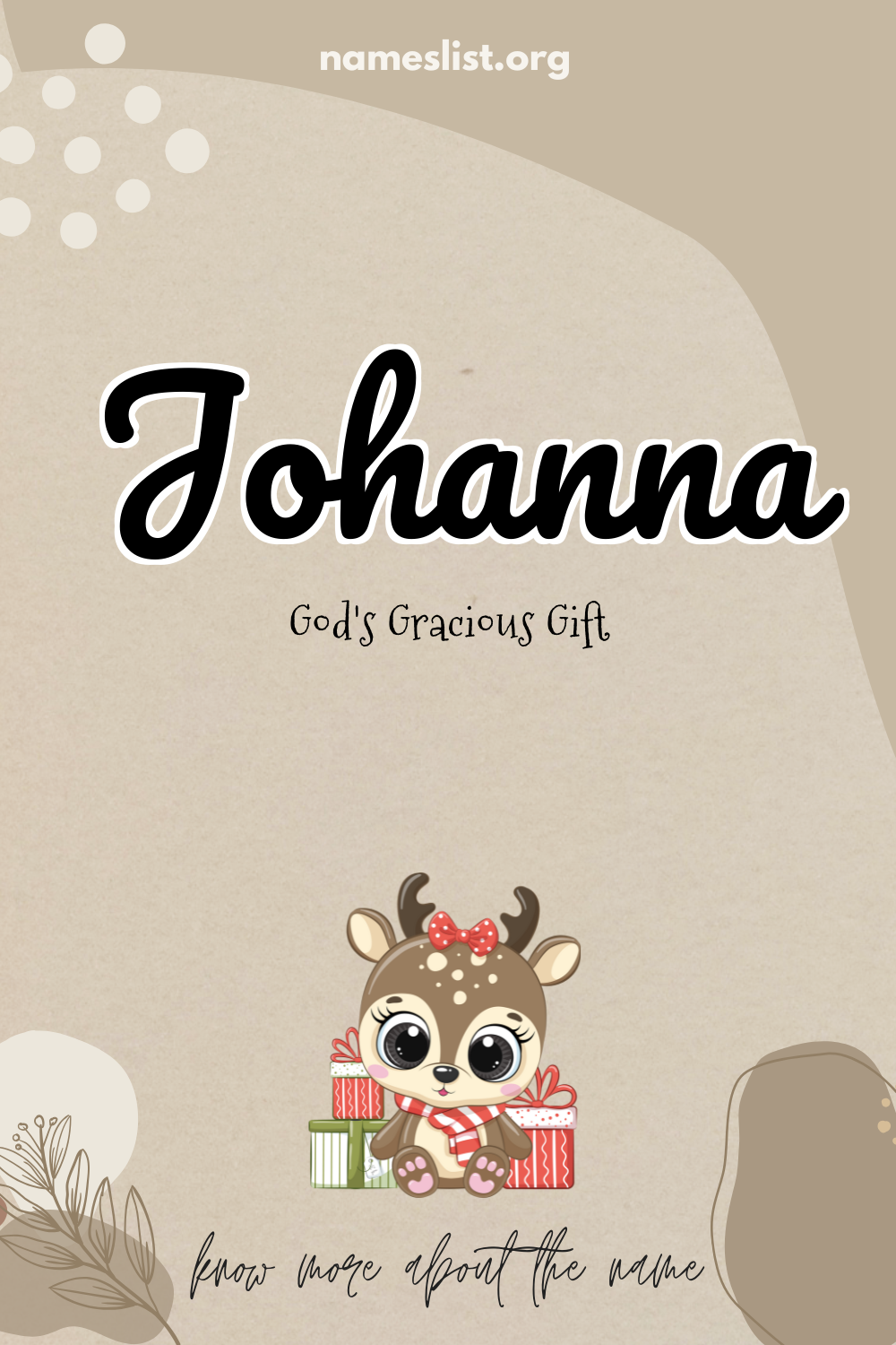 Johanna meaning and origin