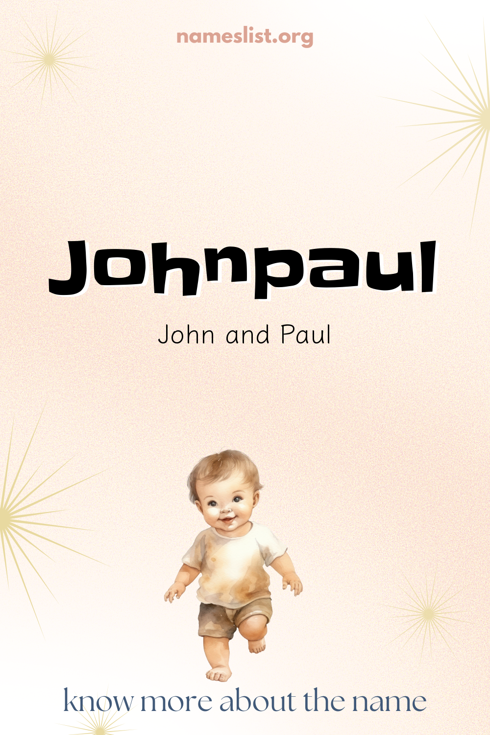 Johnpaul meaning and origin