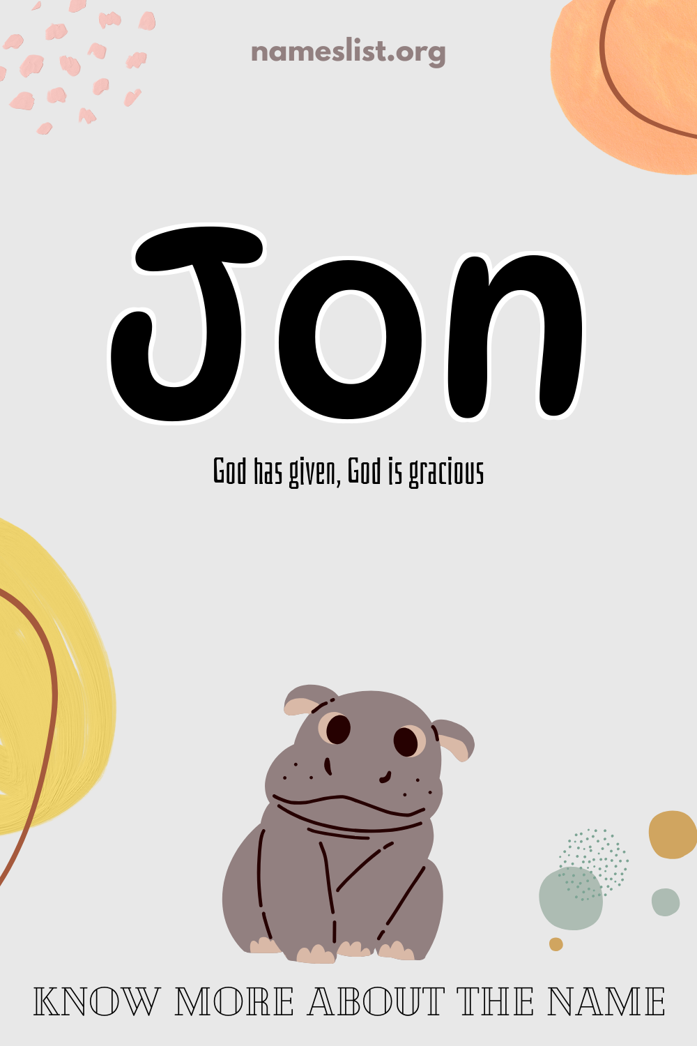 Jon meaning and origin