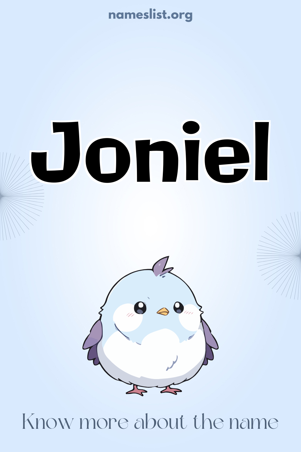 Joniel meaning and origin