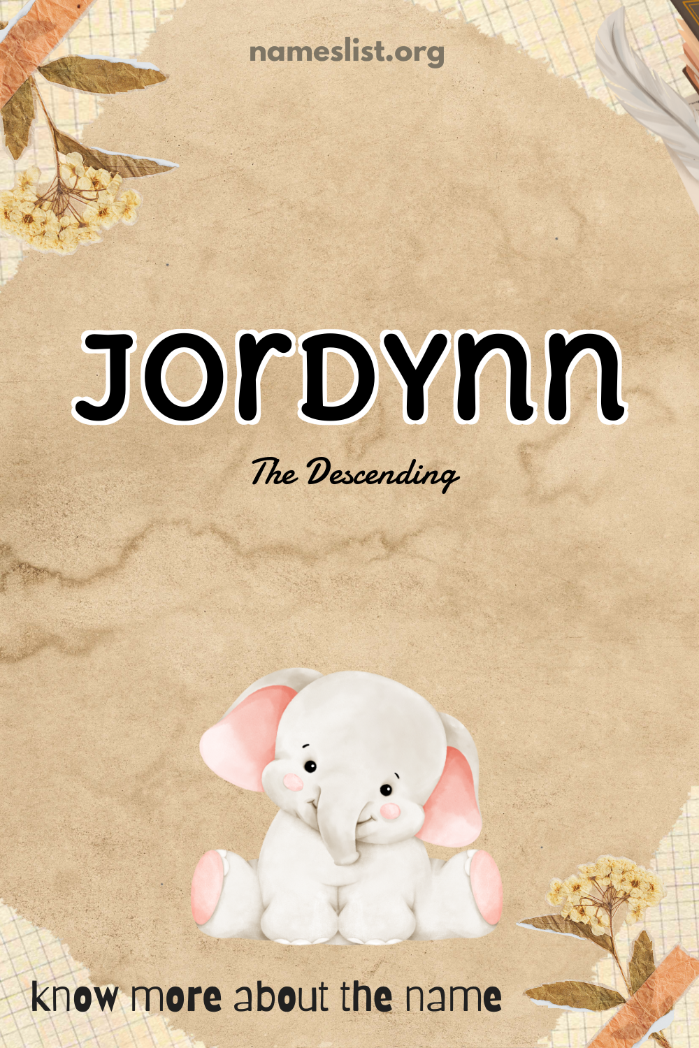 Jordynn meaning and origin