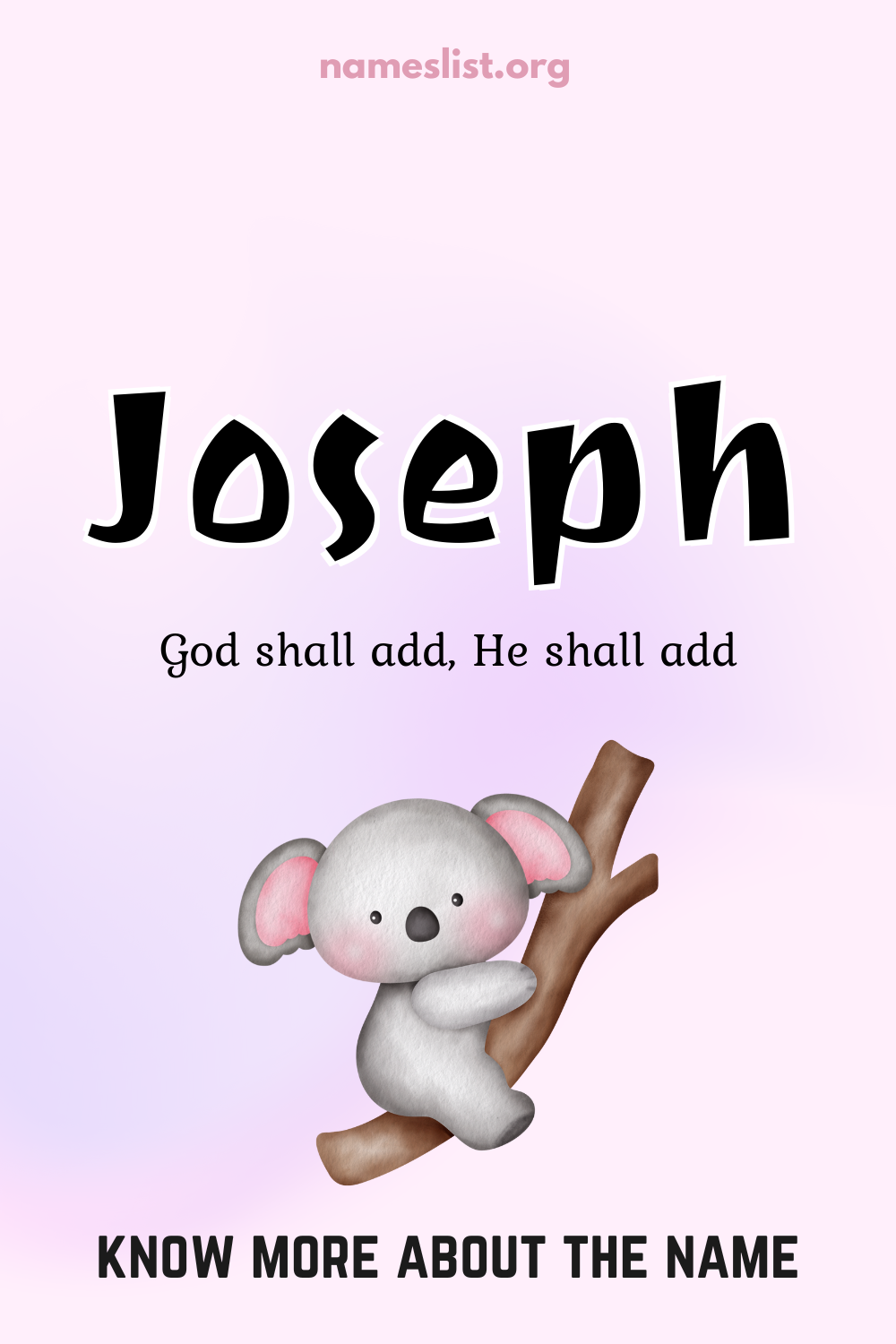 Joseph meaning and origin