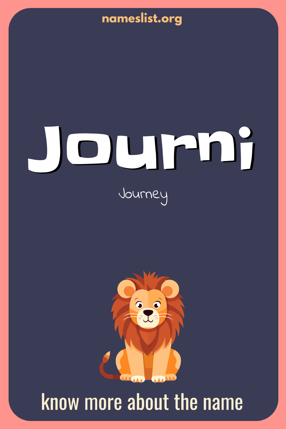 Journi meaning and origin