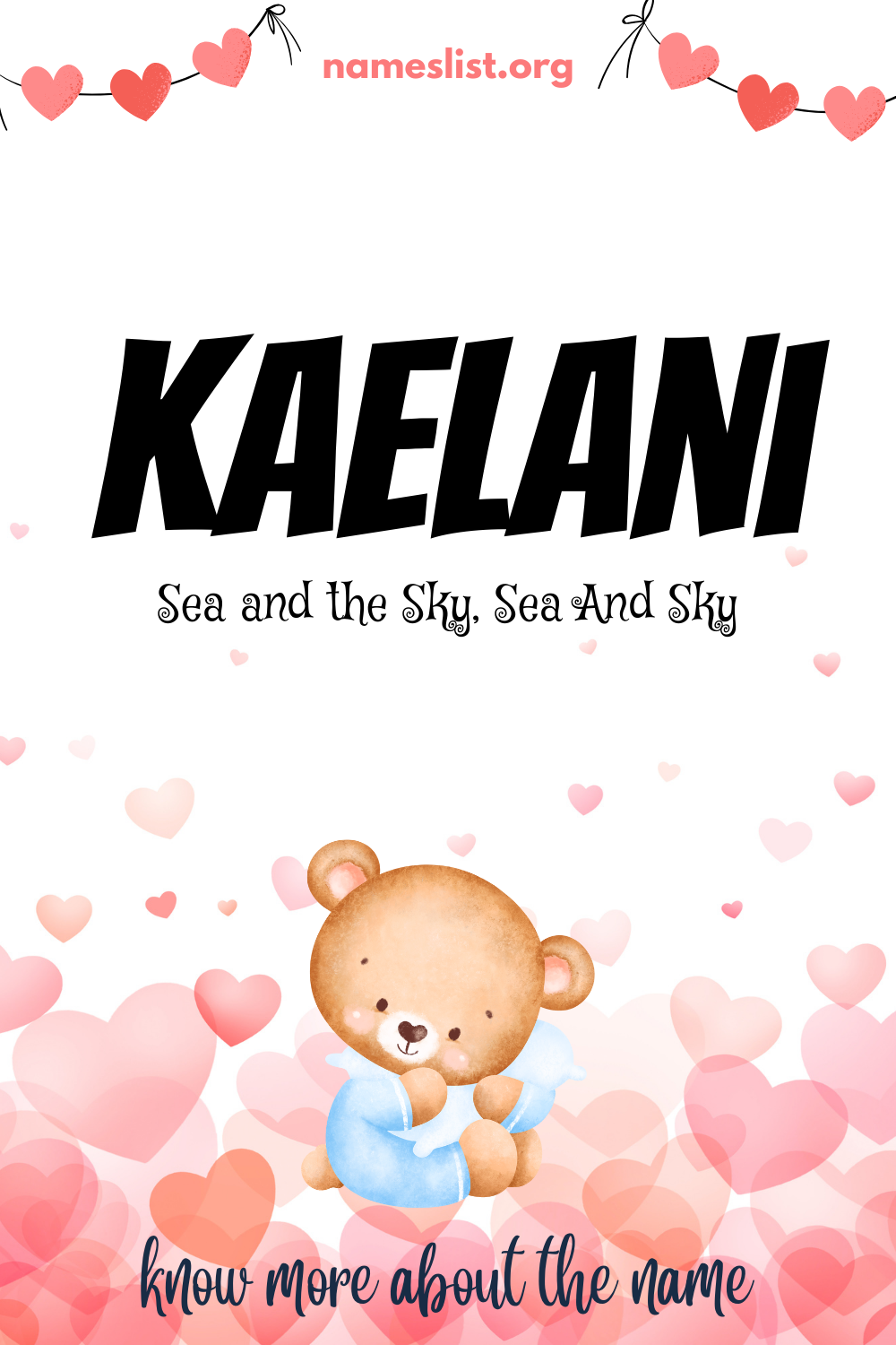 Kaelani meaning and origin