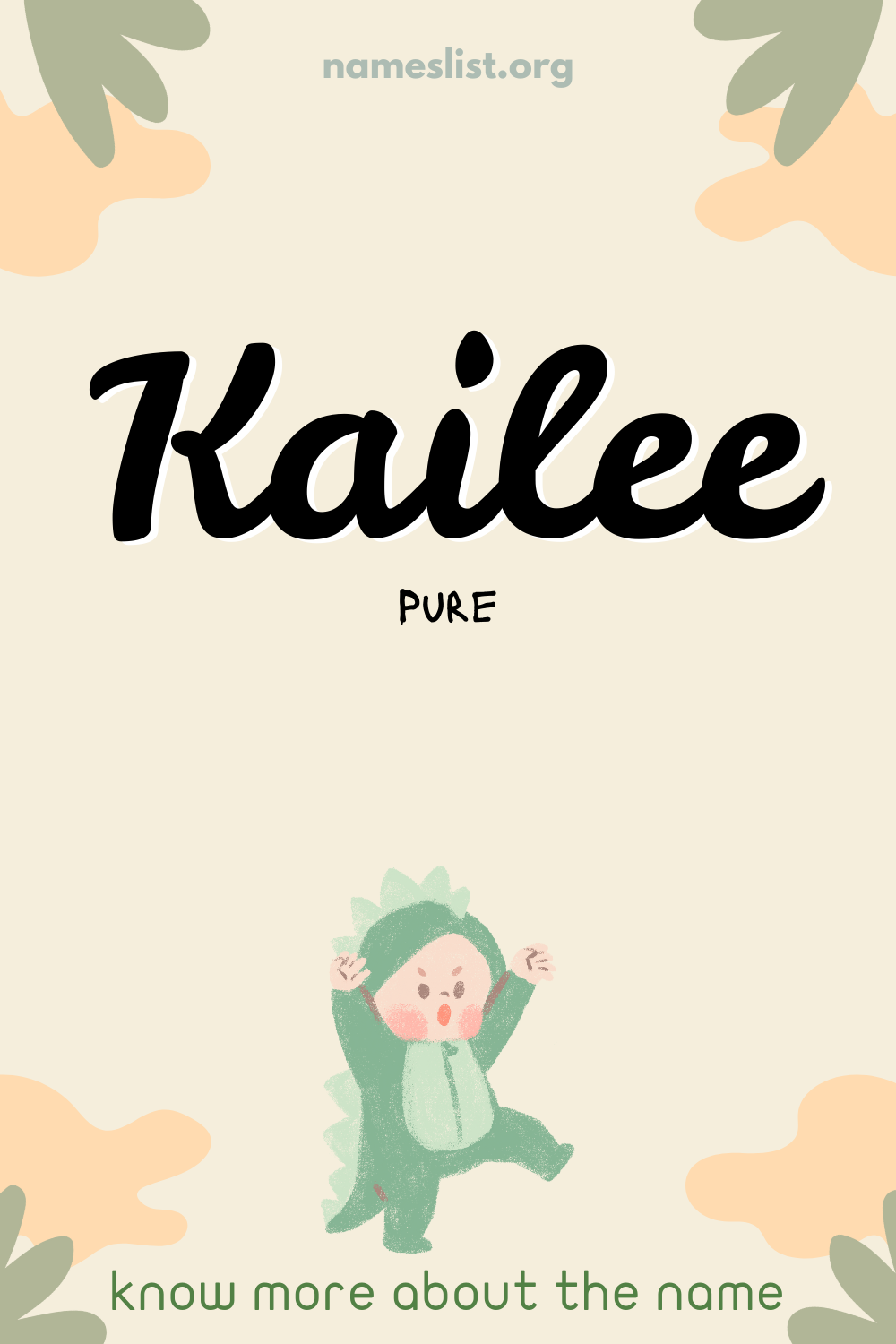 Kailee meaning and origin
