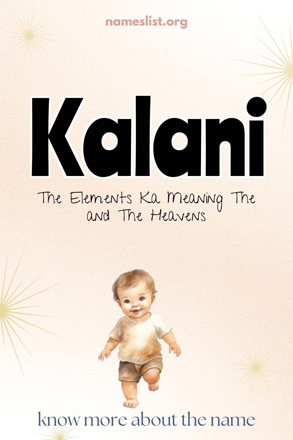 Kalani meaning and origin