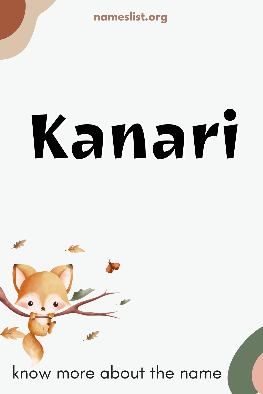 Kanari meaning and origin