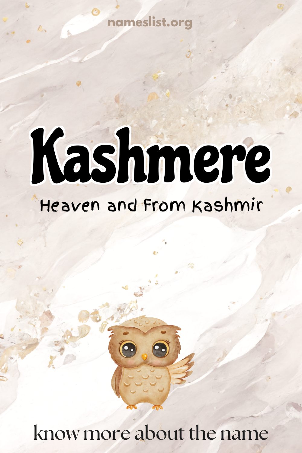 Kashmere meaning and origin