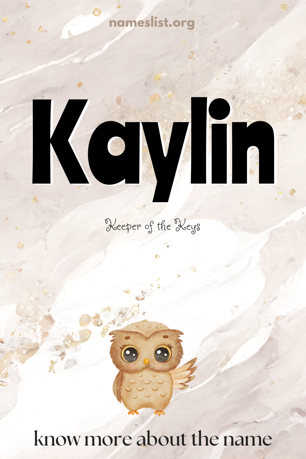 Kaylin meaning and origin