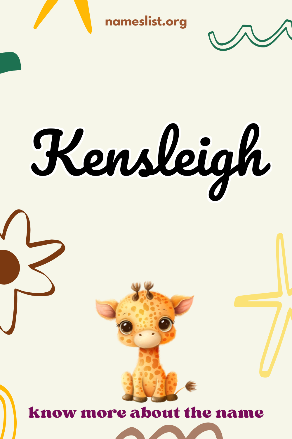 Kensleigh meaning and origin