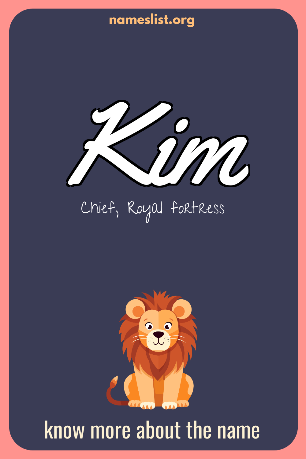 Kim meaning and origin