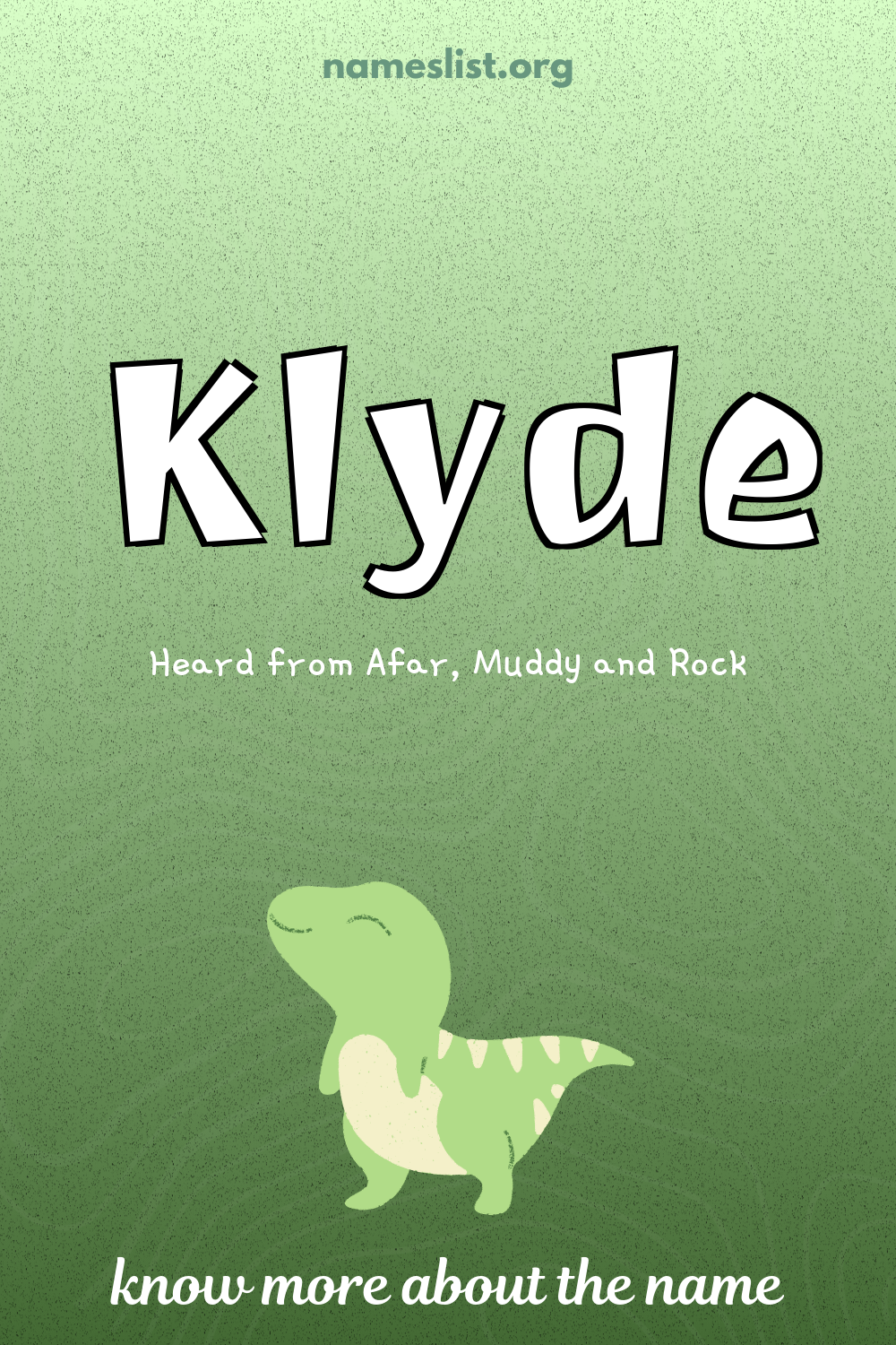 Klyde meaning and origin