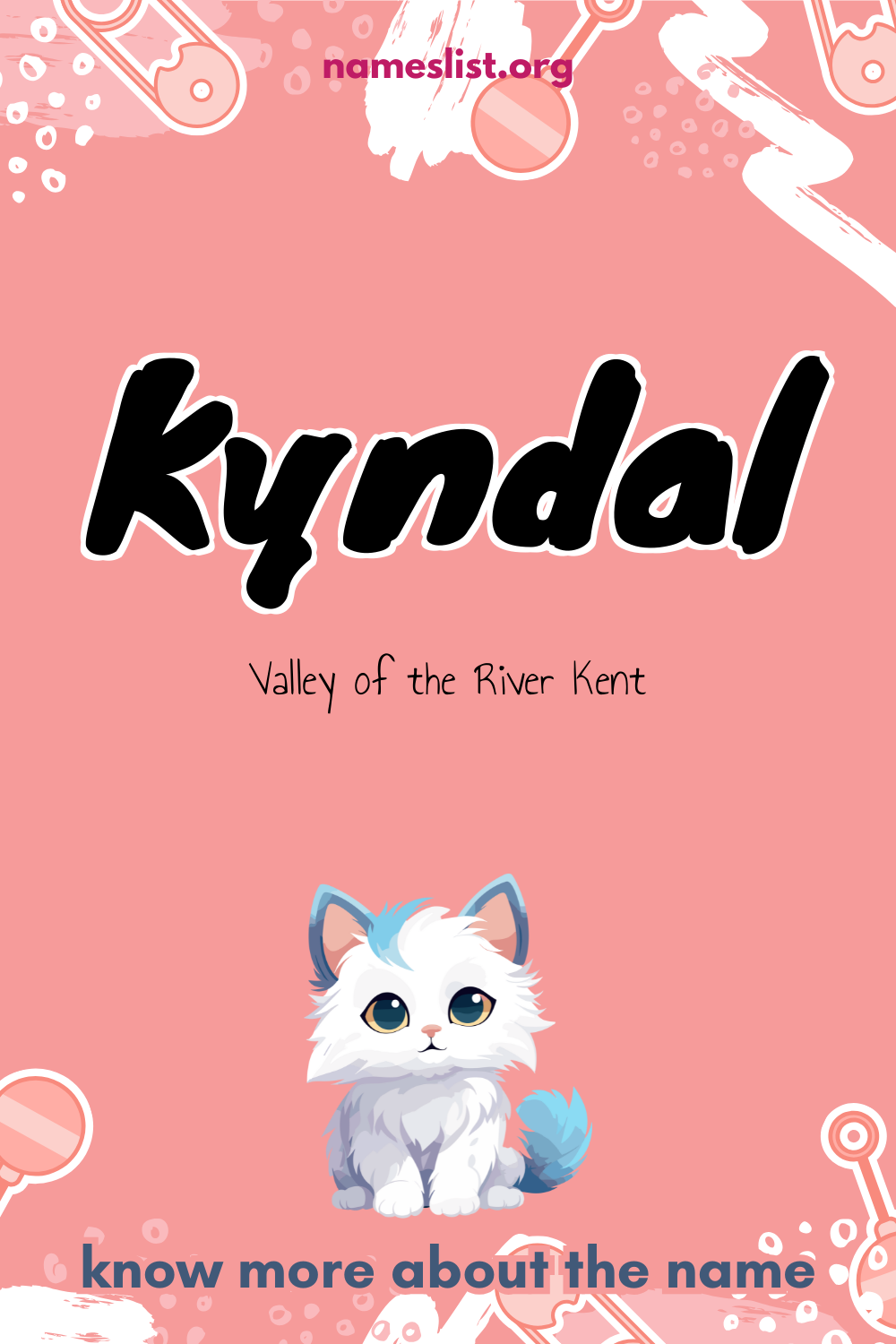 Kyndal meaning and origin