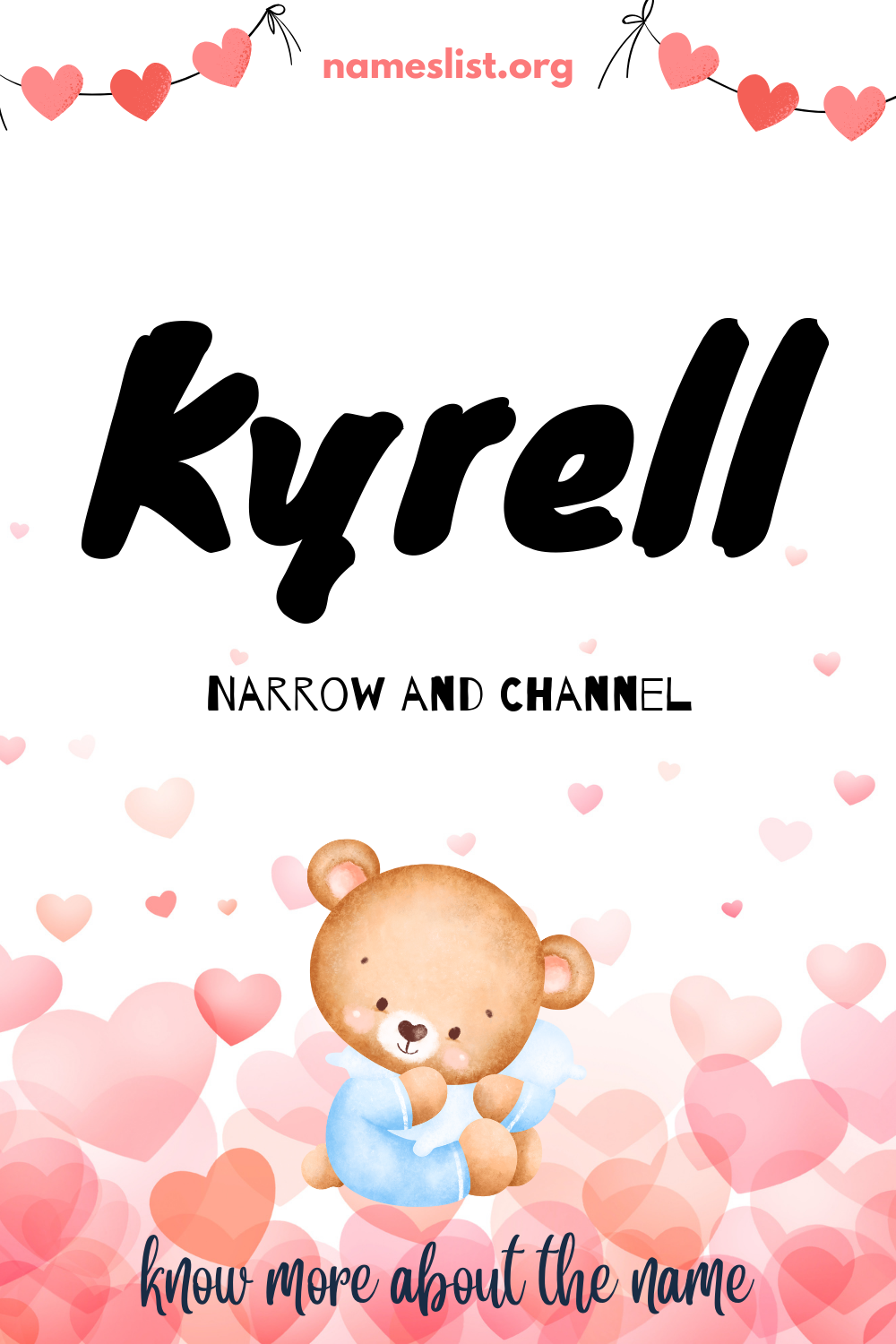 Kyrell meaning and origin