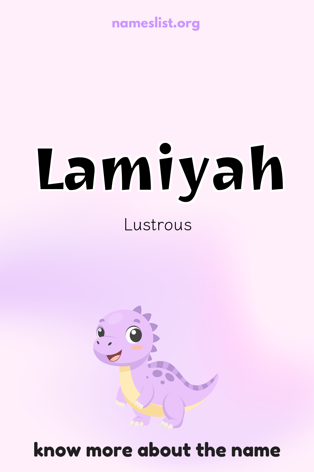 Lamiyah meaning and origin