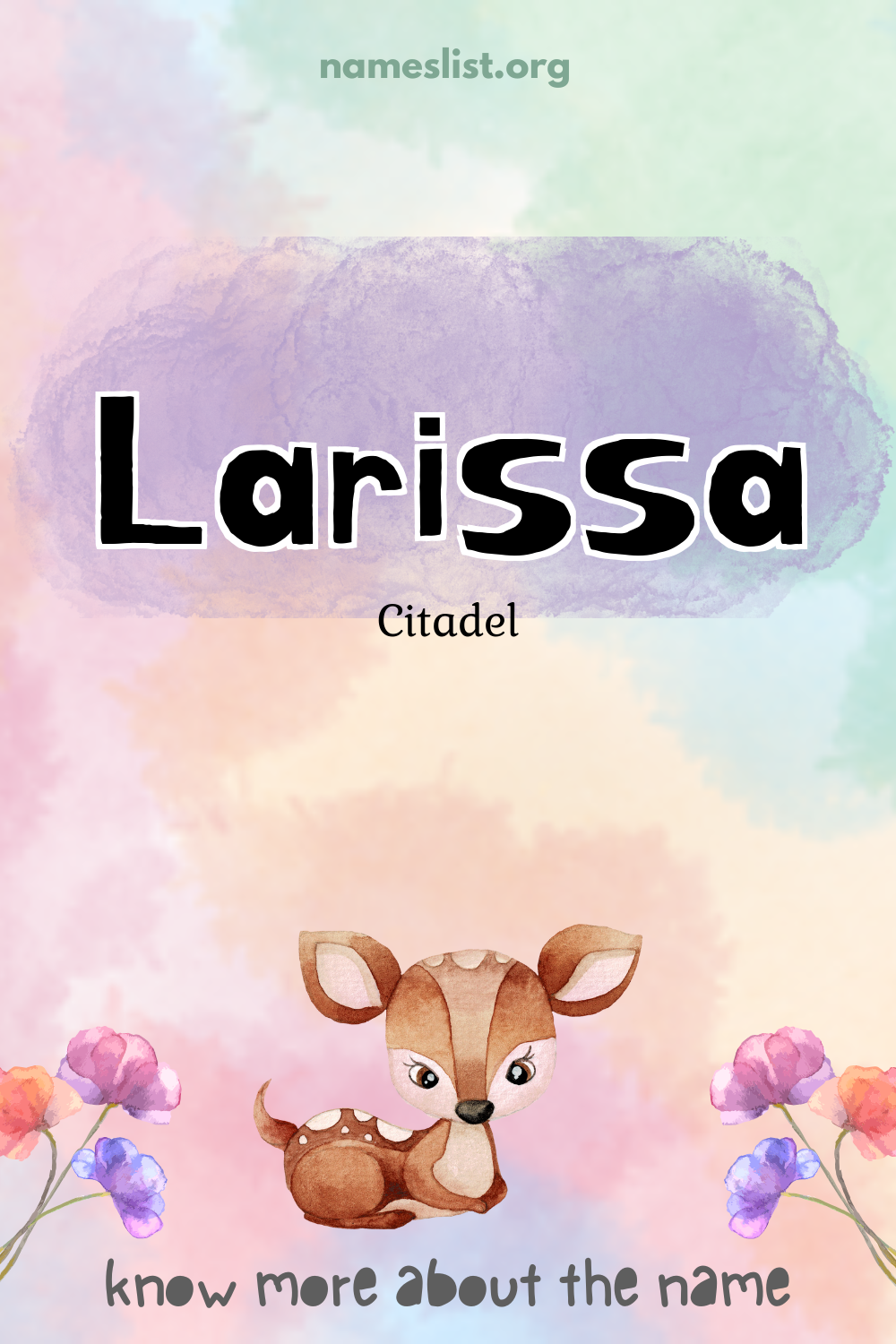 Larissa meaning and origin