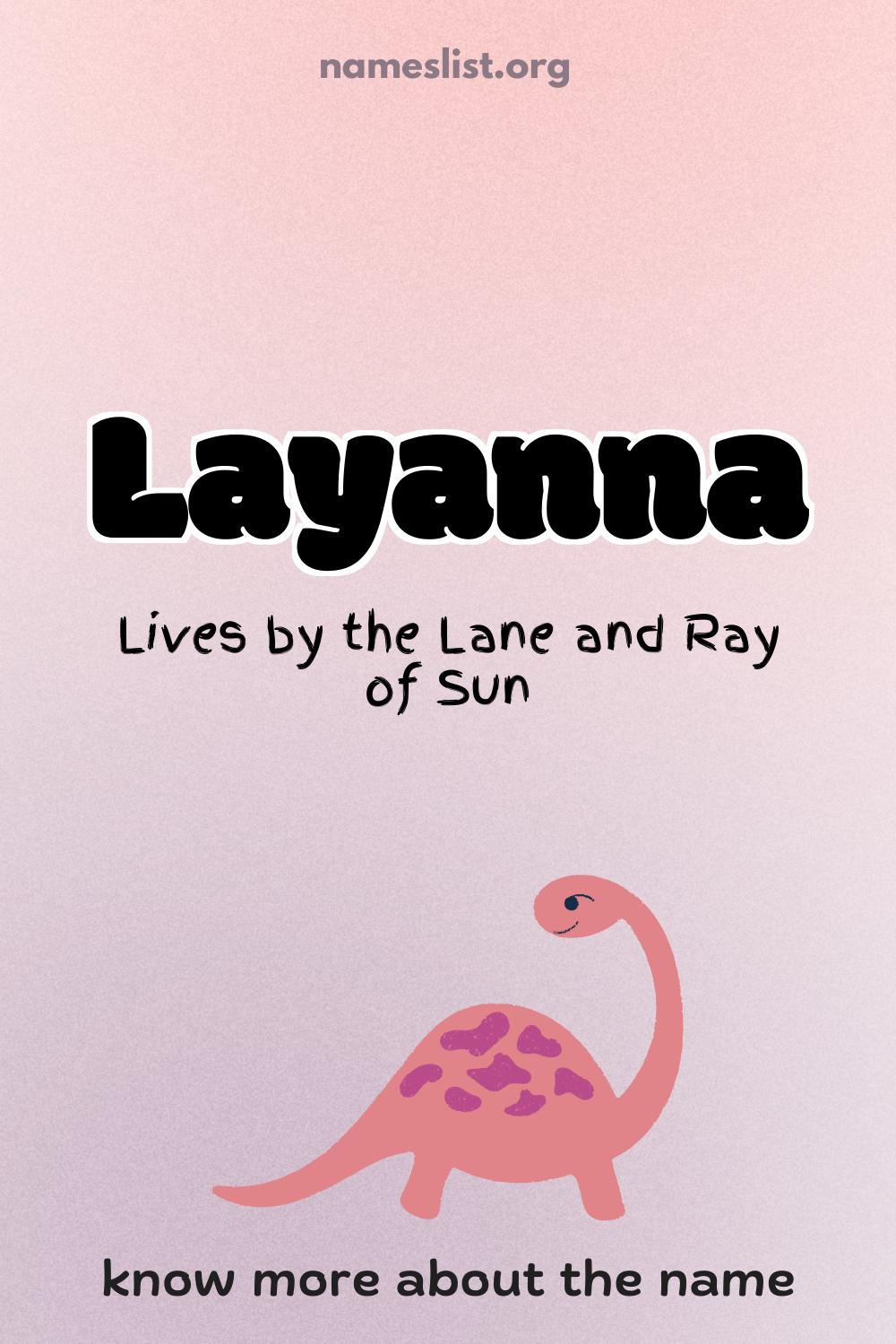 Layanna meaning and origin