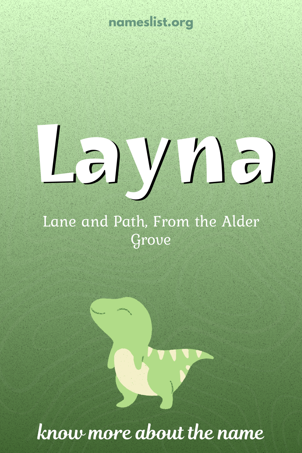 Layna meaning and origin