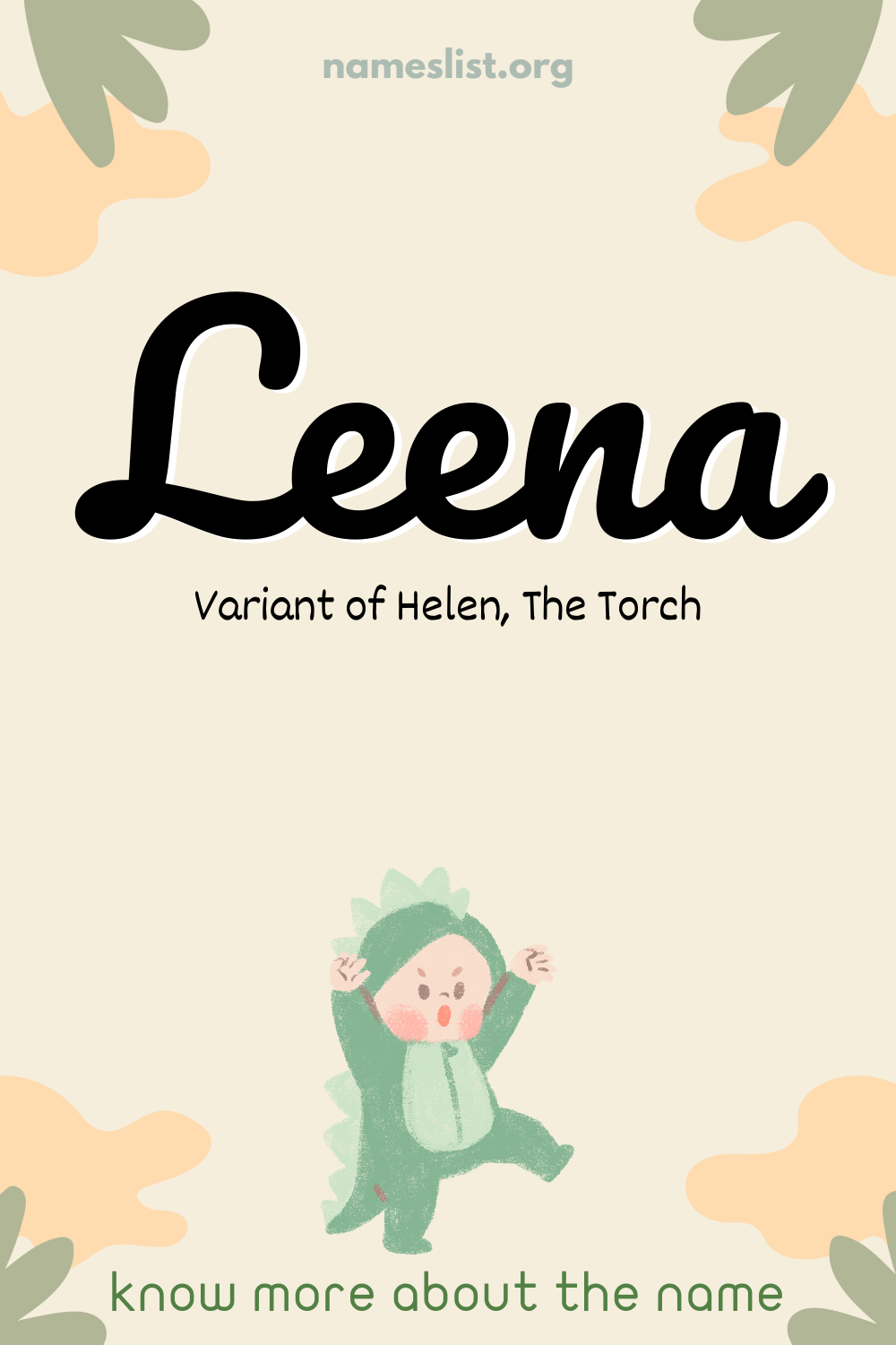 Leena meaning and origin