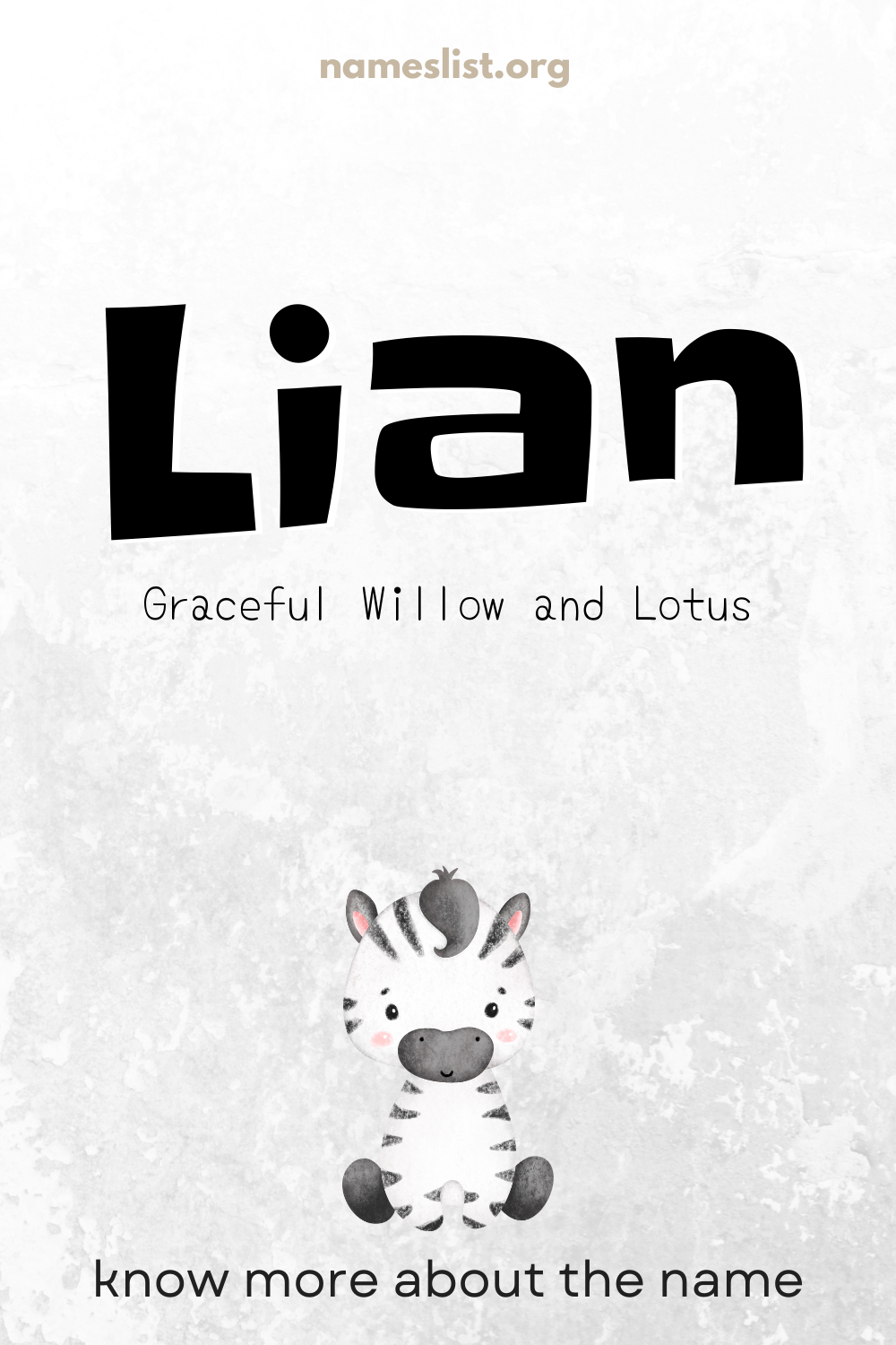 Lian meaning and origin