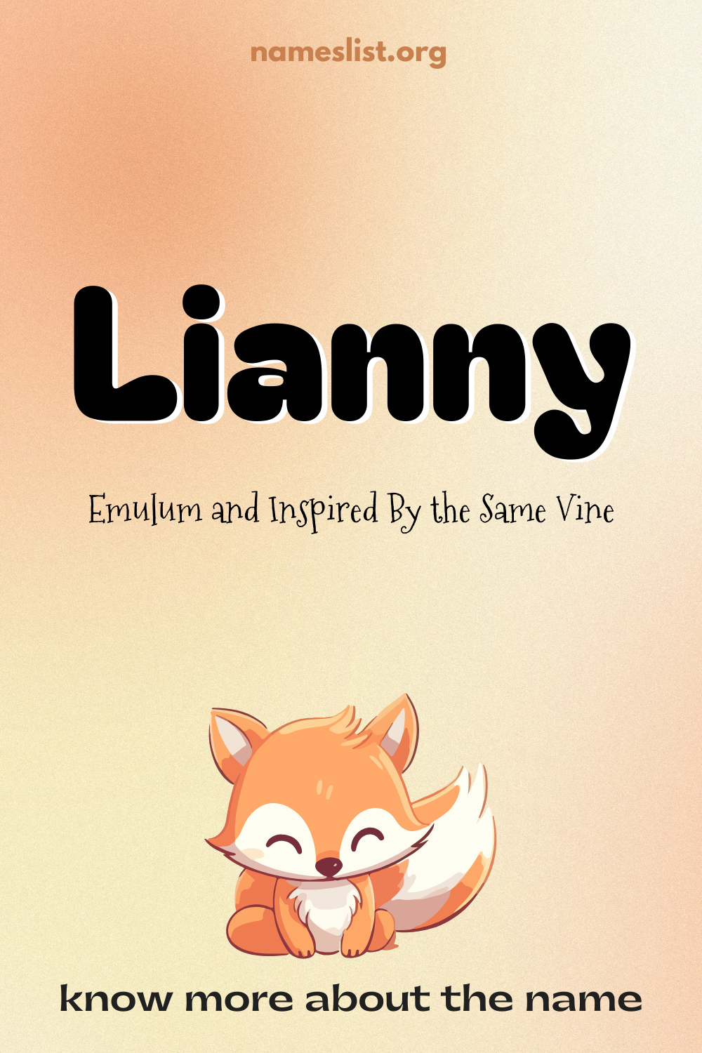 Lianny meaning and origin
