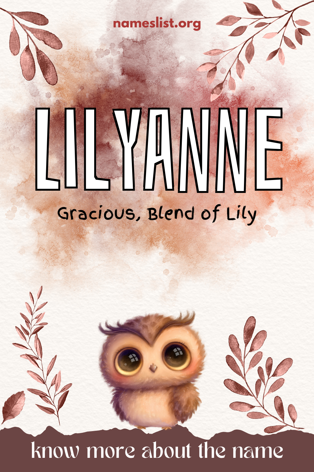 Lilyanne meaning and origin