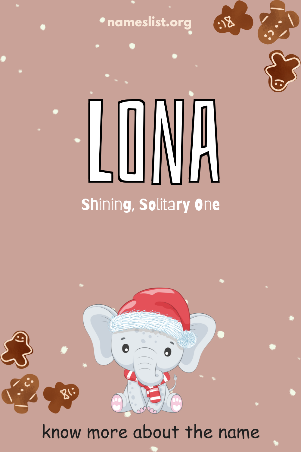 Lona meaning and origin
