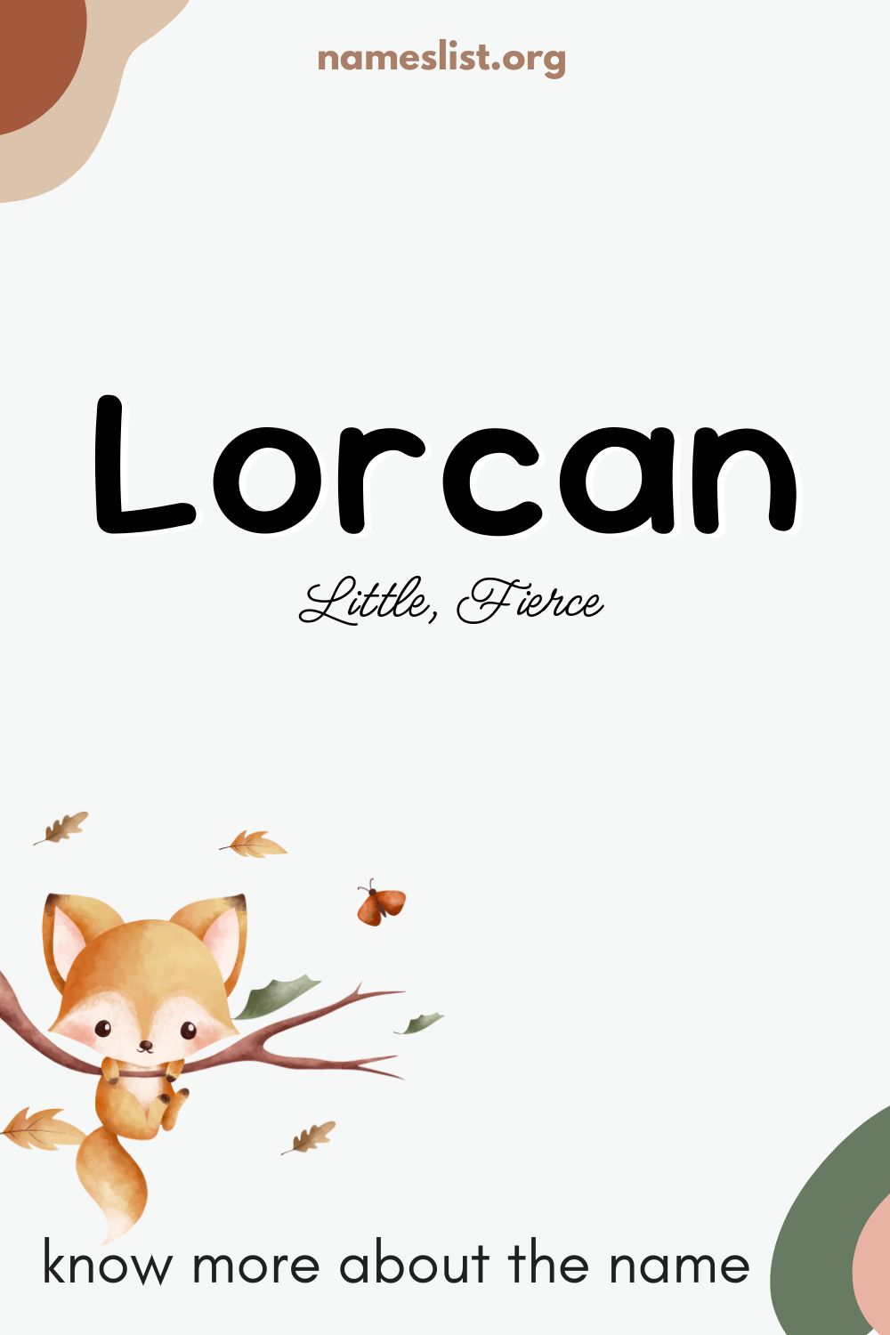 Lorcan meaning and origin