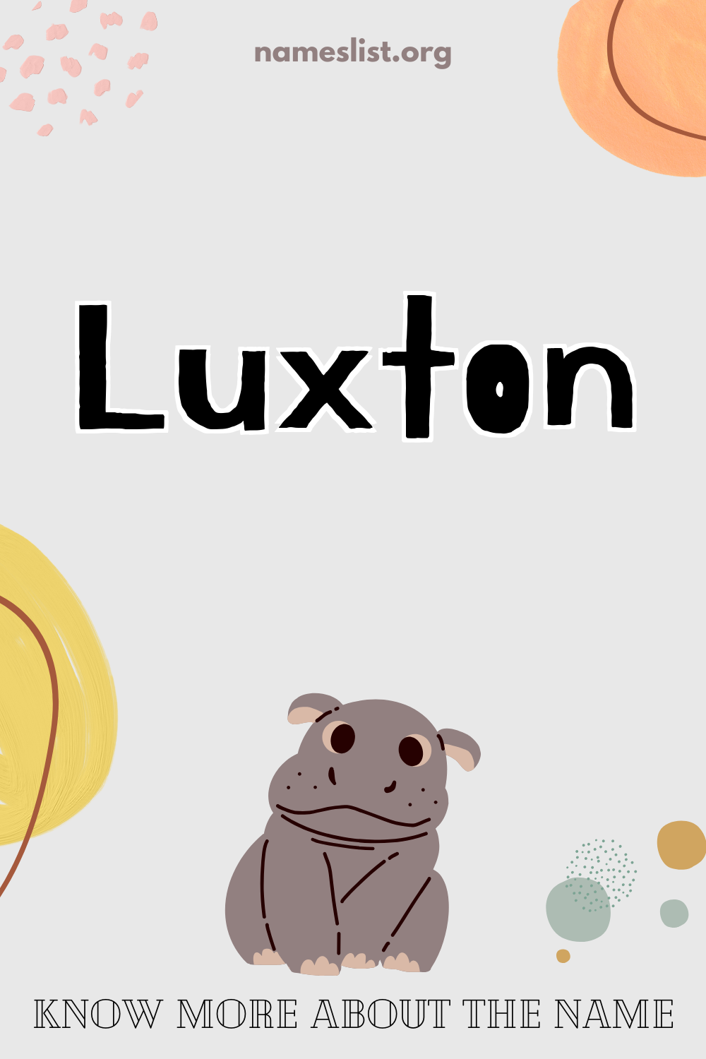 Luxton meaning and origin