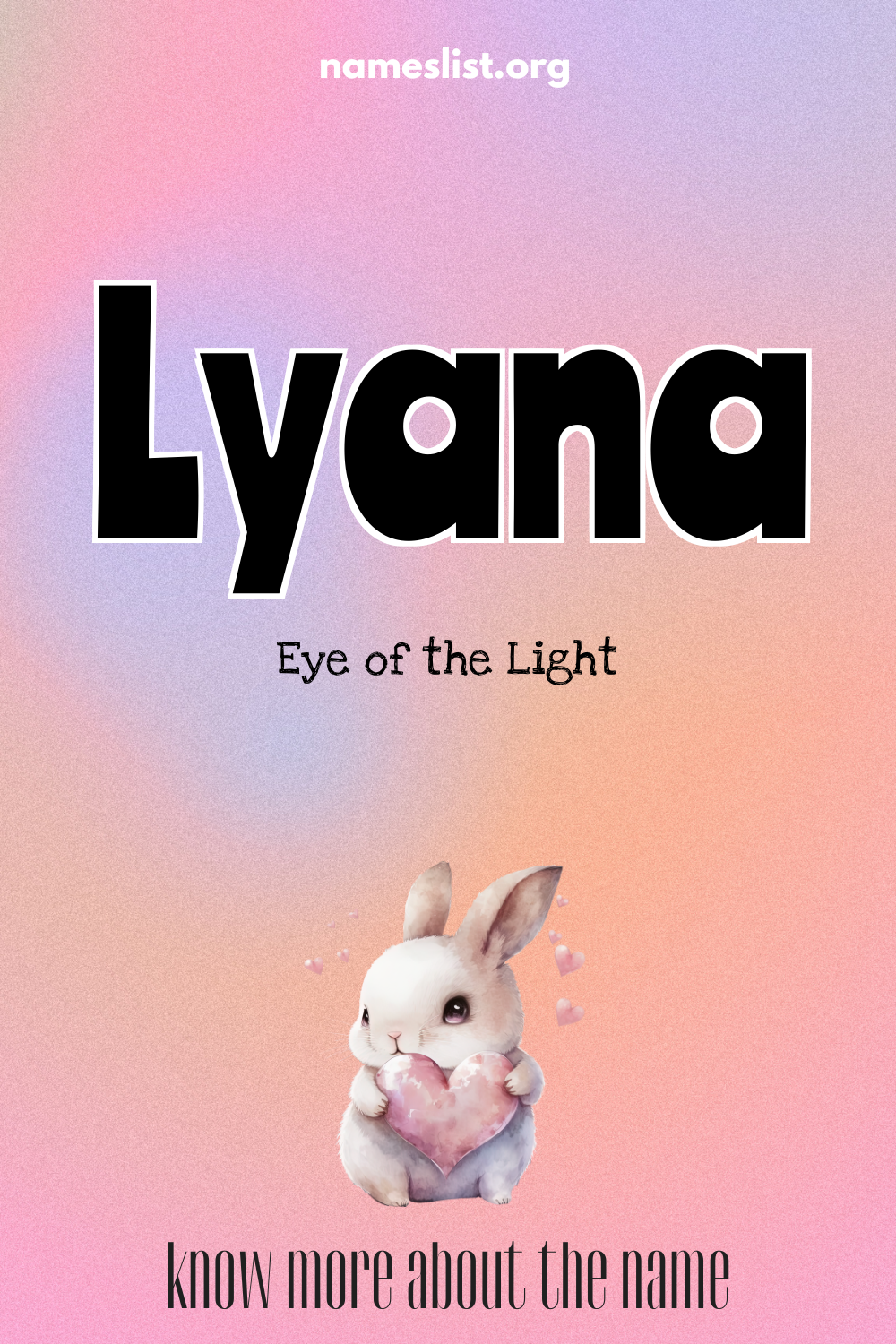 Lyana meaning and origin