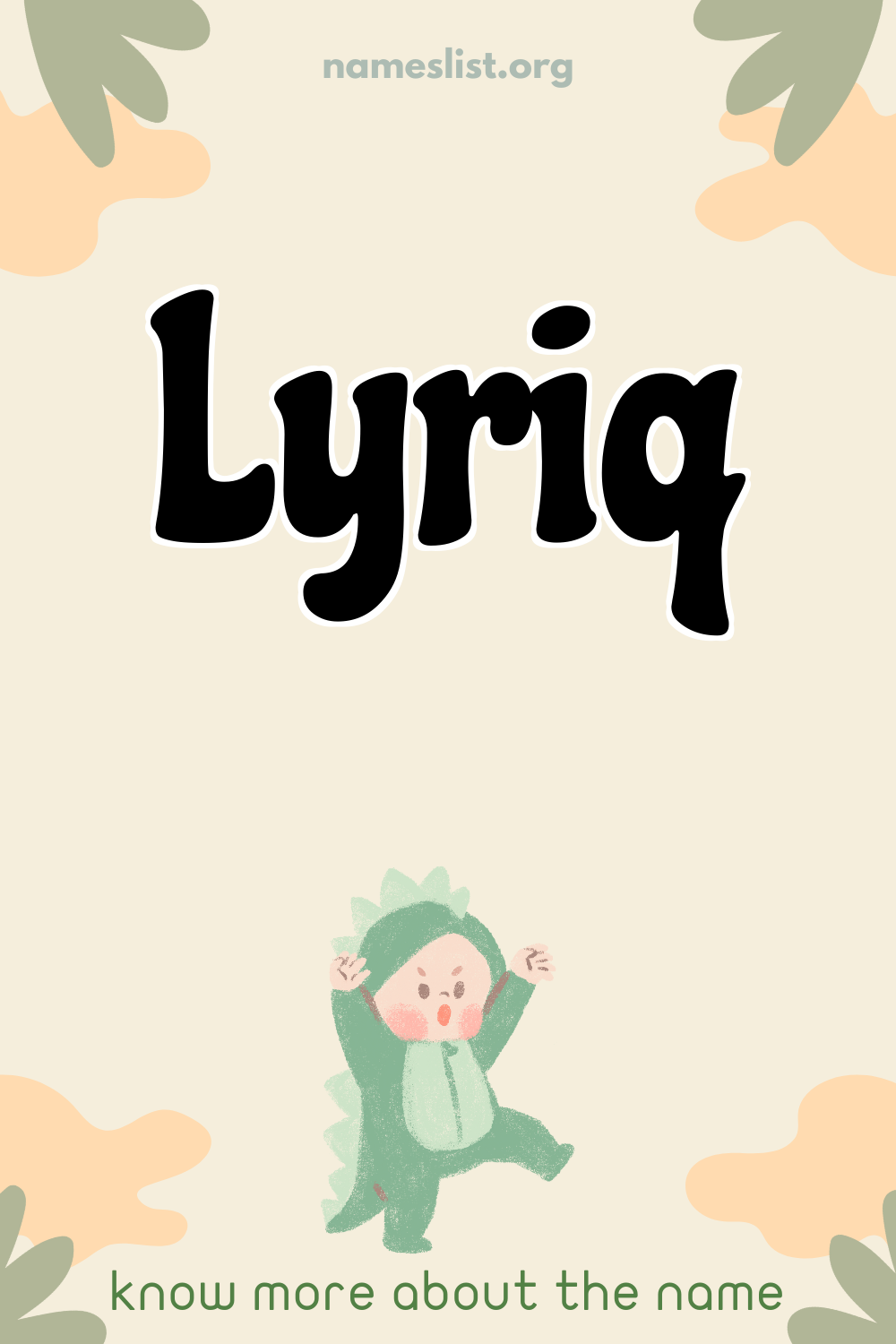 Lyriq meaning and origin