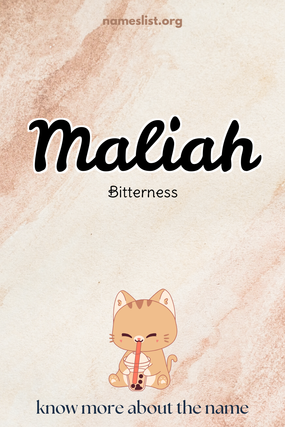 Maliah meaning and origin