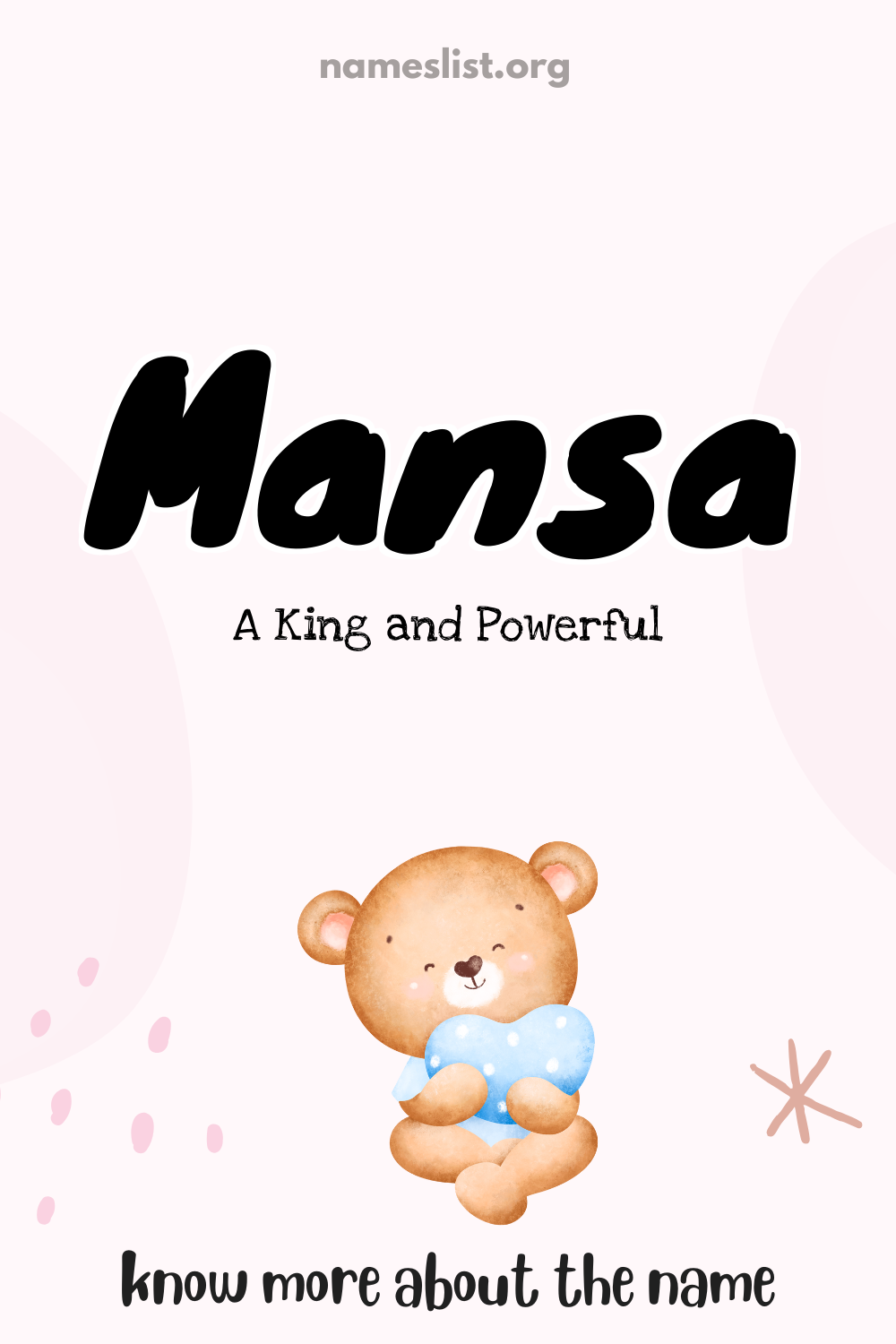 Mansa meaning and origin