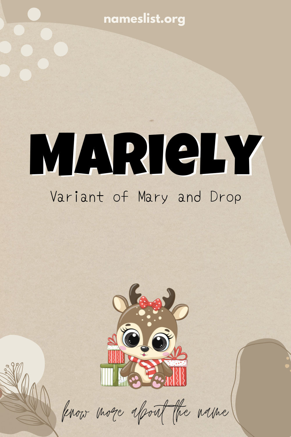 Mariely meaning and origin