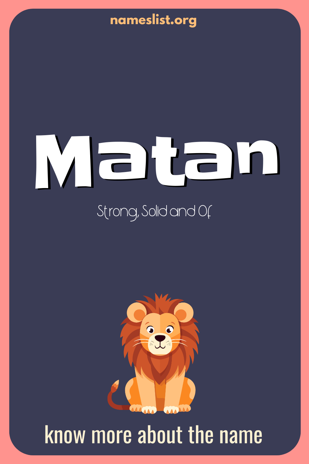 Matan meaning and origin