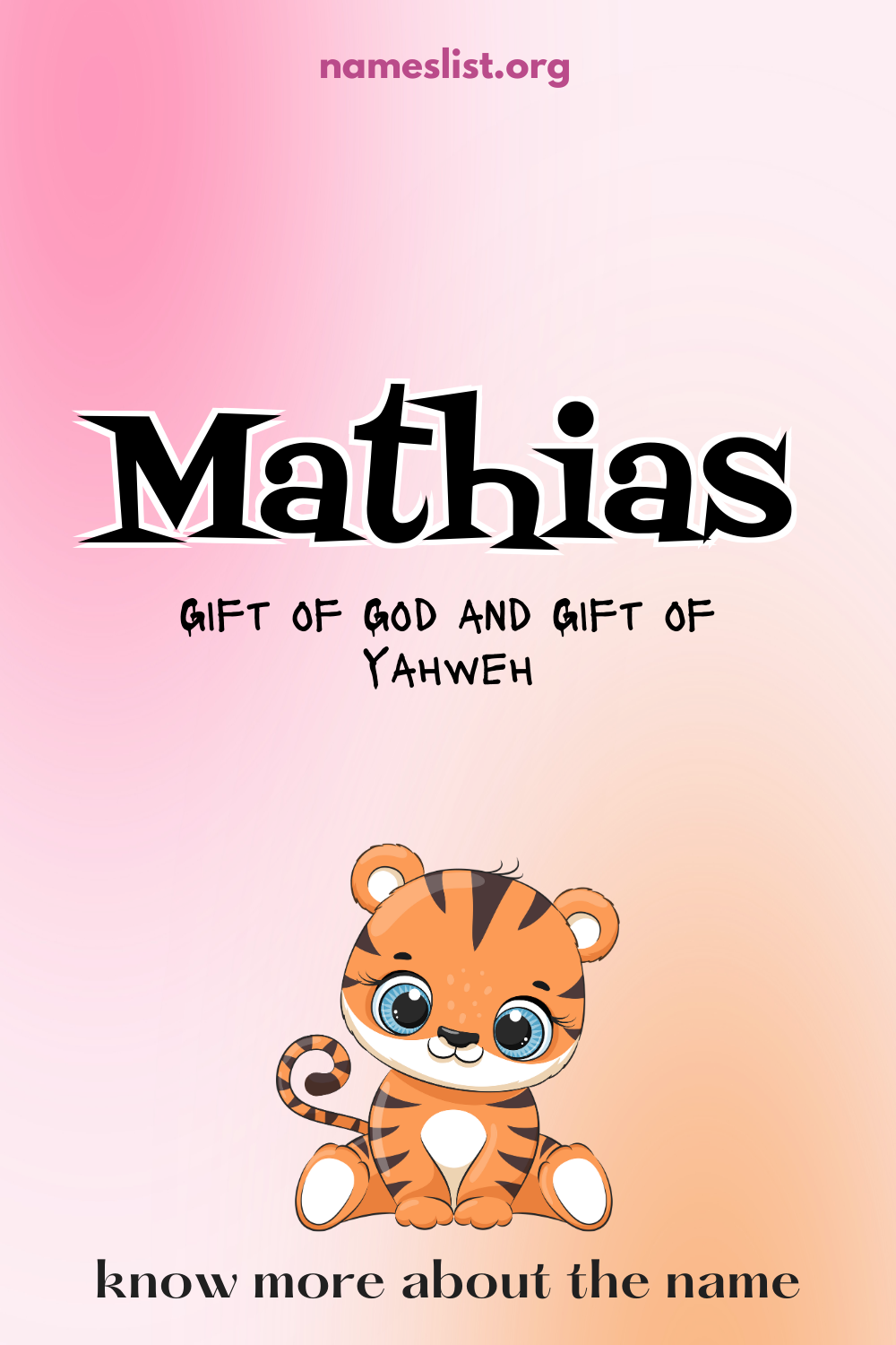 Mathias meaning and origin