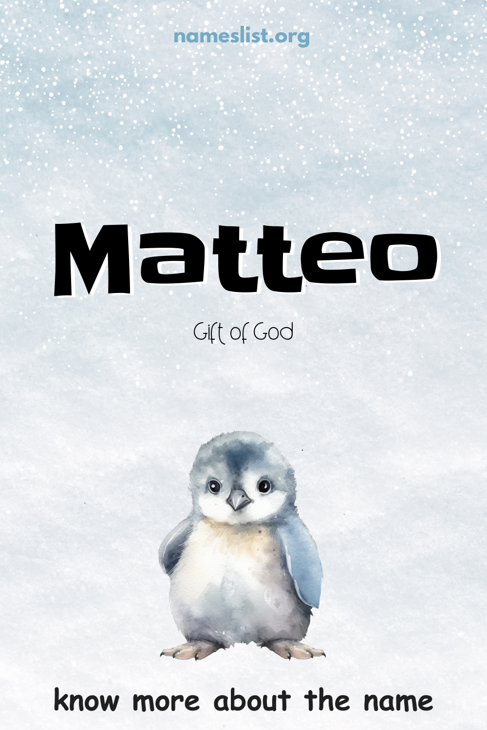 Matteo meaning and origin