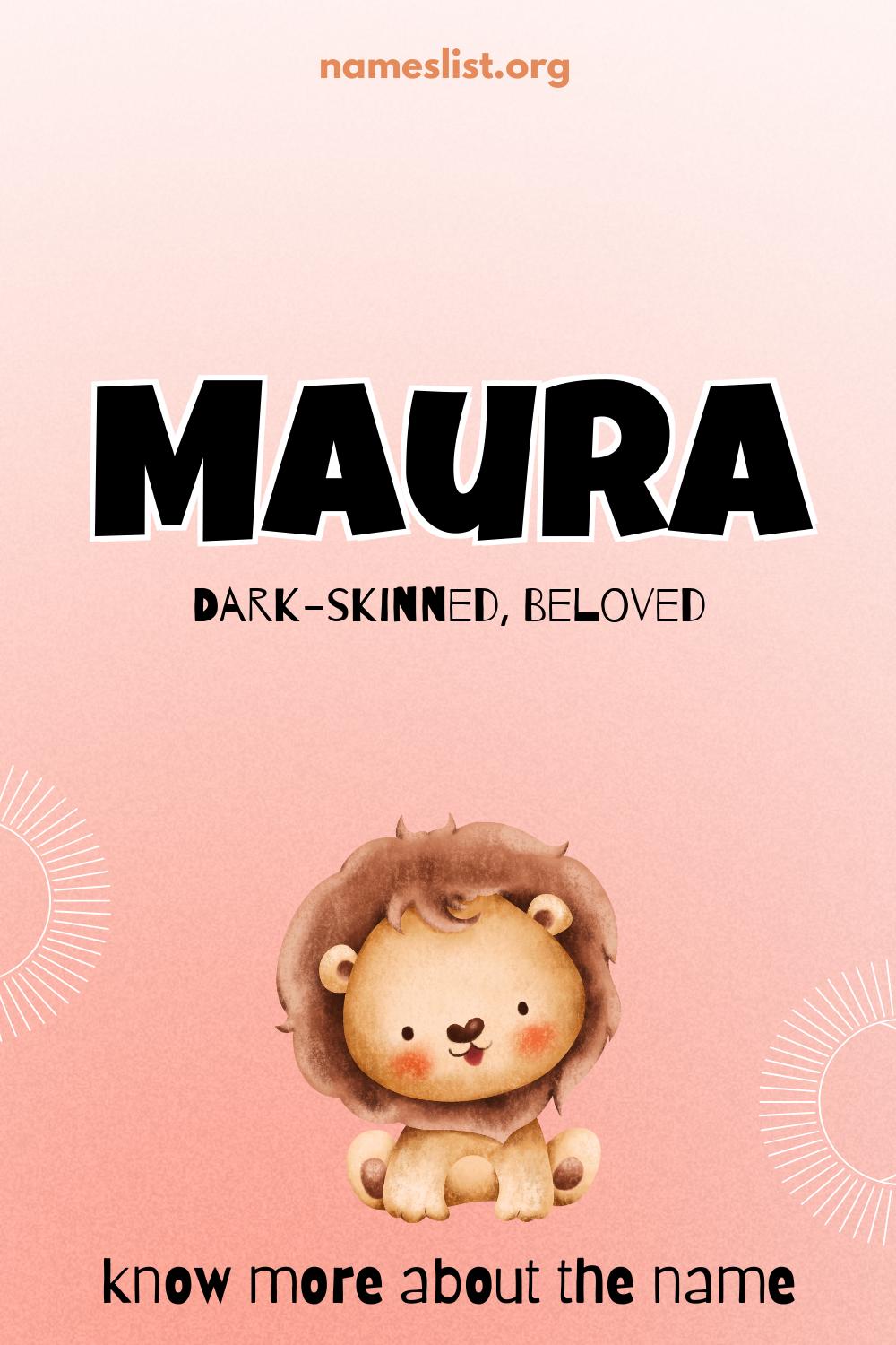 Maura meaning and origin