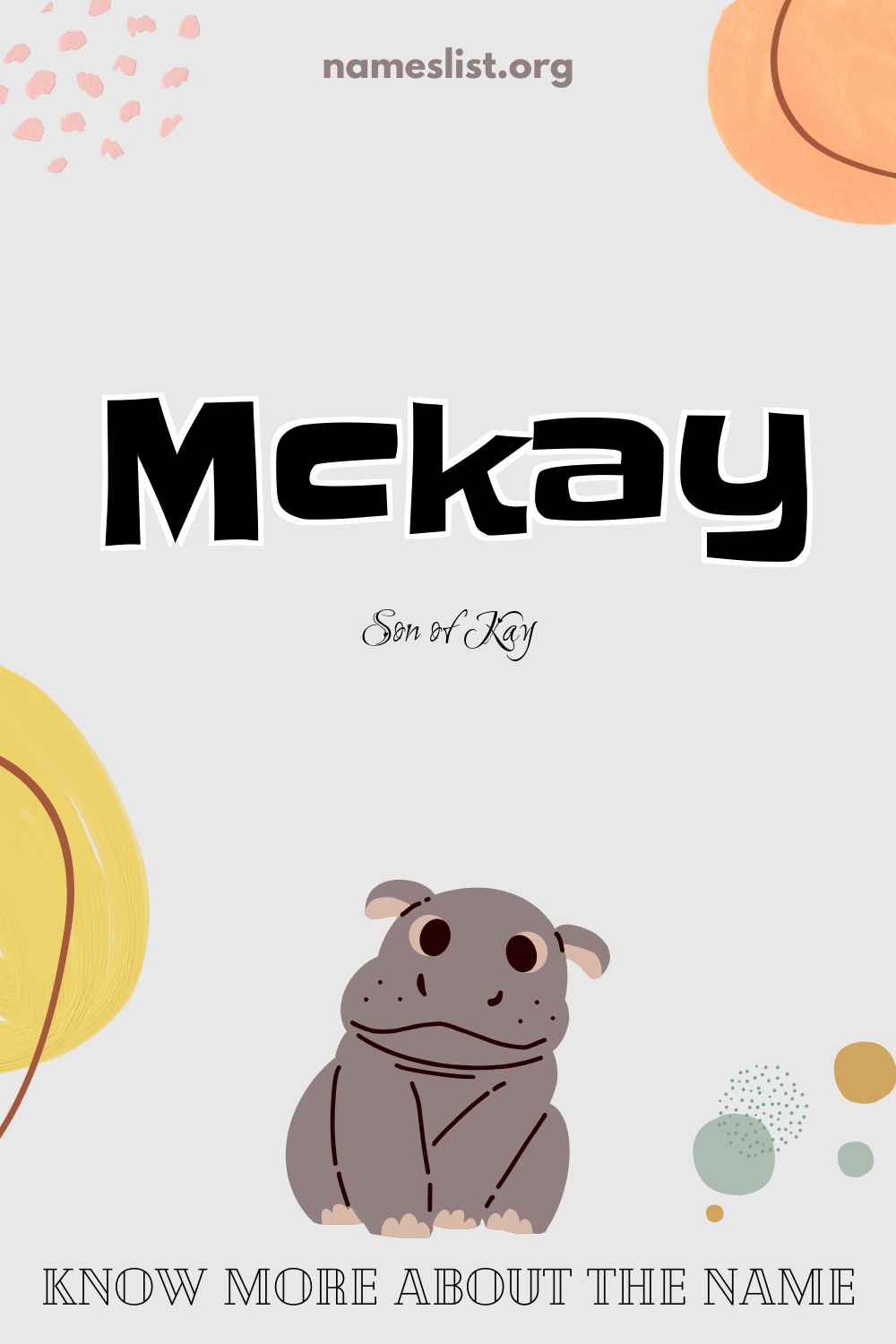 Mckay meaning and origin