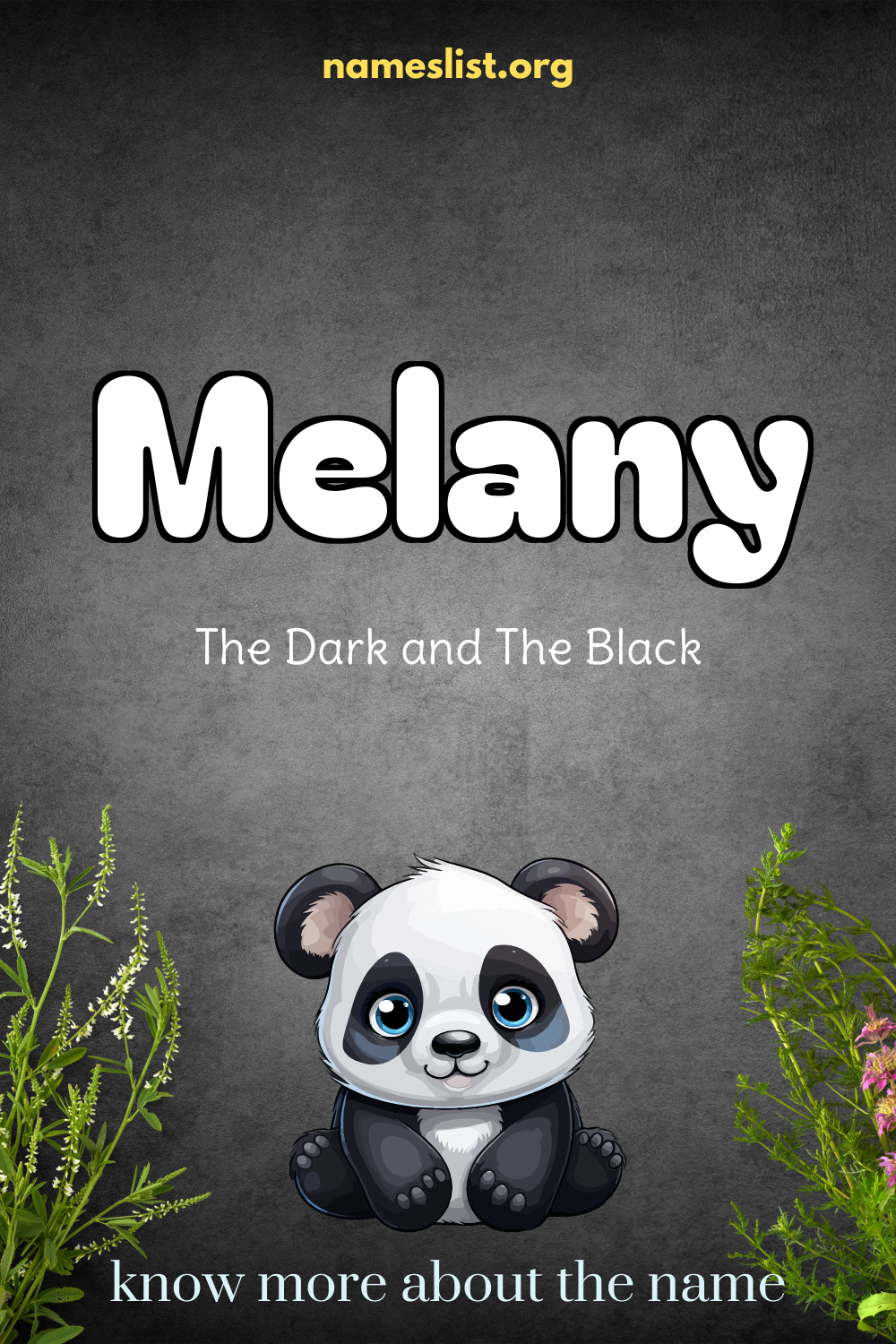 Melany meaning and origin